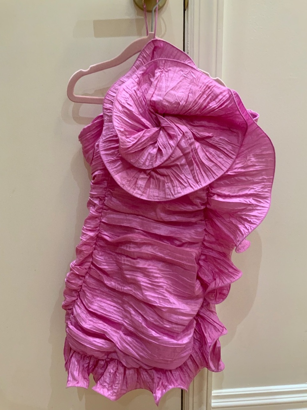 LoveShackFancy Size P Dark Pink Dress